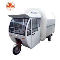 Chinese 3 wheel food truck stainless steel mobile food truck for sale